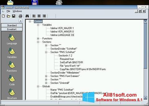 Captura de pantalla NSIS para Windows 8.1