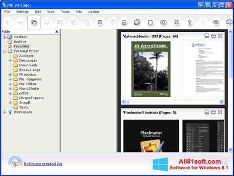 Captura de pantalla PDF24 Creator para Windows 8.1