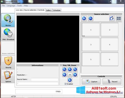 Captura de pantalla webcamXP para Windows 8.1