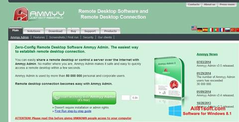 Captura de pantalla Ammyy Admin para Windows 8.1