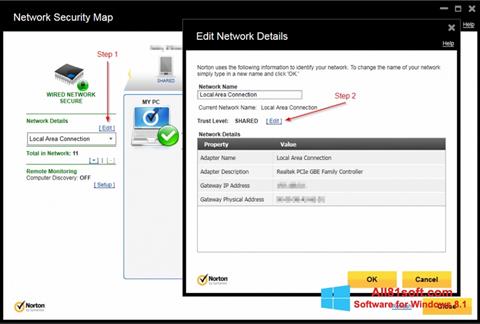 Captura de pantalla Norton Internet Security para Windows 8.1