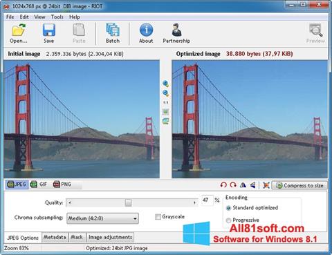 Captura de pantalla RIOT para Windows 8.1