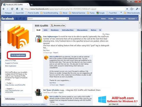 Captura de pantalla Facebook para Windows 8.1