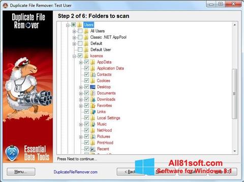 Captura de pantalla Duplicate File Remover para Windows 8.1