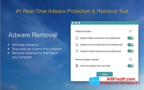 Captura de pantalla Adware Removal Tool para Windows 8.1