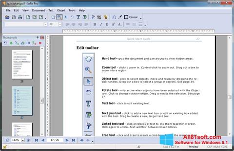 Captura de pantalla Infix PDF Editor para Windows 8.1