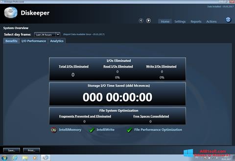 Captura de pantalla Diskeeper para Windows 8.1