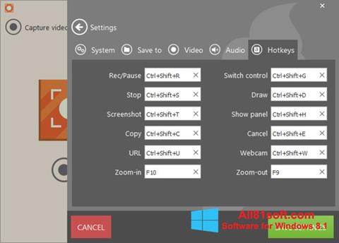 Captura de pantalla Icecream Screen Recorder para Windows 8.1