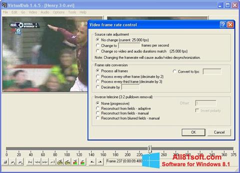 Captura de pantalla VirtualDubMod para Windows 8.1