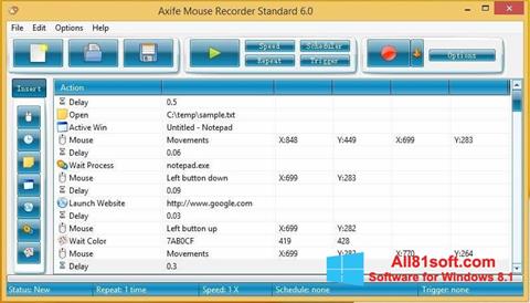 Captura de pantalla Mouse Recorder para Windows 8.1