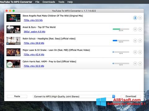 Captura de pantalla Free YouTube to MP3 Converter para Windows 8.1