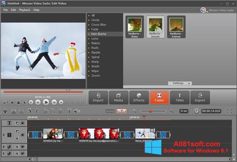 Captura de pantalla Movavi Video Suite para Windows 8.1