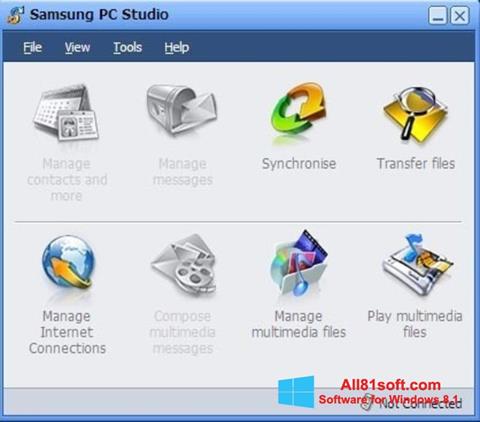Captura de pantalla Samsung PC Studio para Windows 8.1