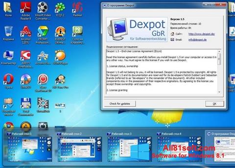 Captura de pantalla Dexpot para Windows 8.1