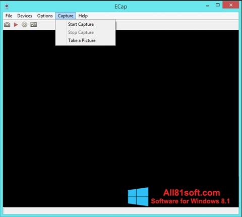 Captura de pantalla ECap para Windows 8.1