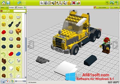 Captura de pantalla LEGO Digital Designer para Windows 8.1