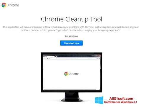 Captura de pantalla Chrome Cleanup Tool para Windows 8.1