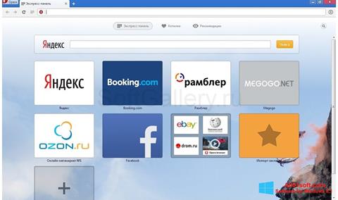 Captura de pantalla Opera Next para Windows 8.1