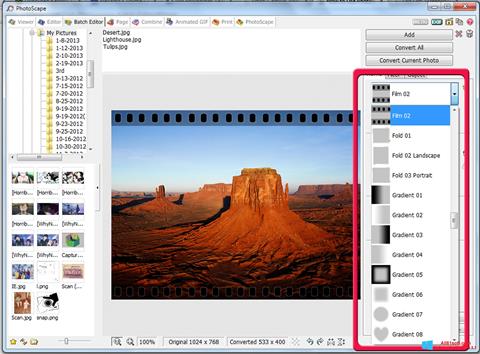 Captura de pantalla PhotoScape para Windows 8.1