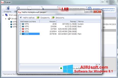 Captura de pantalla R.saver para Windows 8.1