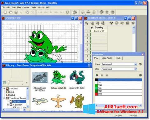 Captura de pantalla Toon Boom Studio para Windows 8.1