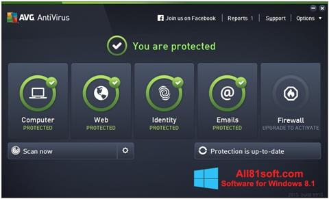 Captura de pantalla AVG AntiVirus Pro para Windows 8.1