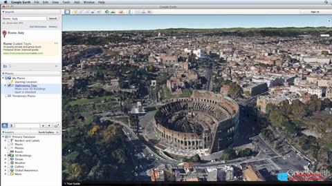 Captura de pantalla Google Earth para Windows 8.1