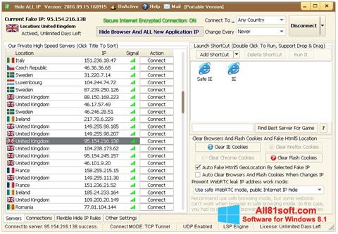 Captura de pantalla Hide ALL IP para Windows 8.1