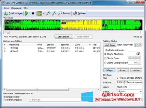Captura de pantalla MP3 Cutter para Windows 8.1