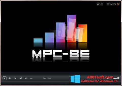 Captura de pantalla MPC-BE para Windows 8.1