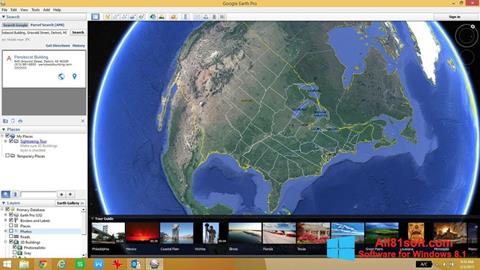 Captura de pantalla Google Earth Pro para Windows 8.1