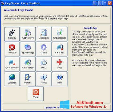 Captura de pantalla EasyCleaner para Windows 8.1