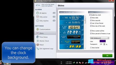 Captura de pantalla Atomic Alarm Clock para Windows 8.1