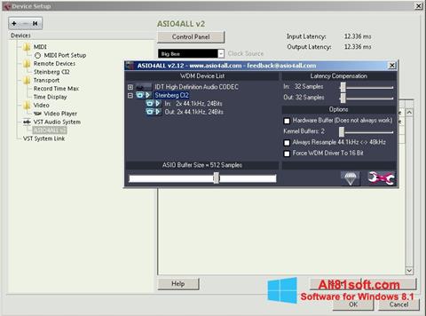 Captura de pantalla ASIO4ALL para Windows 8.1