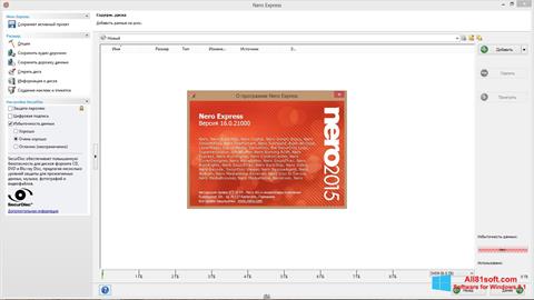 Captura de pantalla Nero Express para Windows 8.1