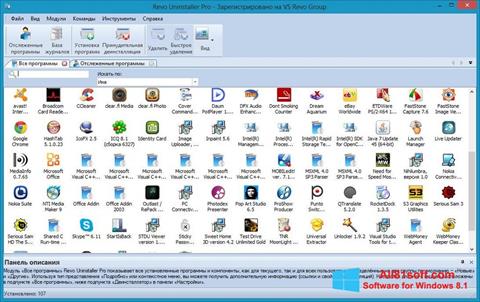 Captura de pantalla Revo Uninstaller Pro para Windows 8.1