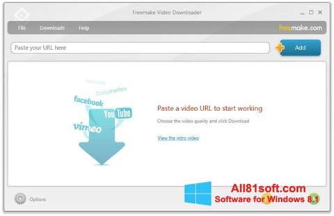 Captura de pantalla Freemake Video Downloader para Windows 8.1