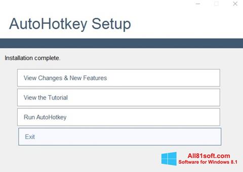 Captura de pantalla AutoHotkey para Windows 8.1