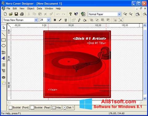 Captura de pantalla Nero Cover Designer para Windows 8.1