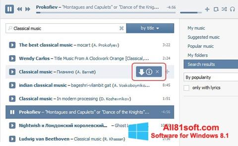 Captura de pantalla SaveFrom.net para Windows 8.1